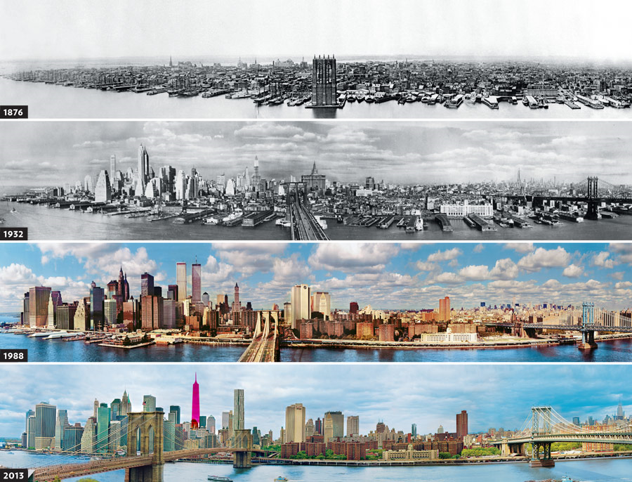 150 Years of Skyline Evolution r/nyc