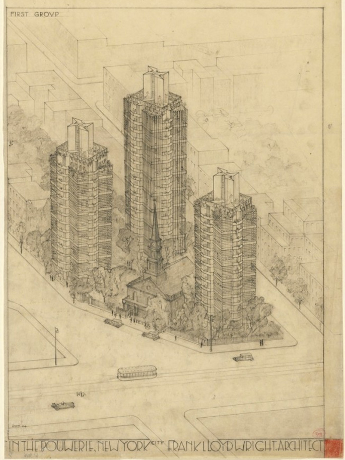 Frank Lloyd Wright Designs Destined for NYC But Never Built