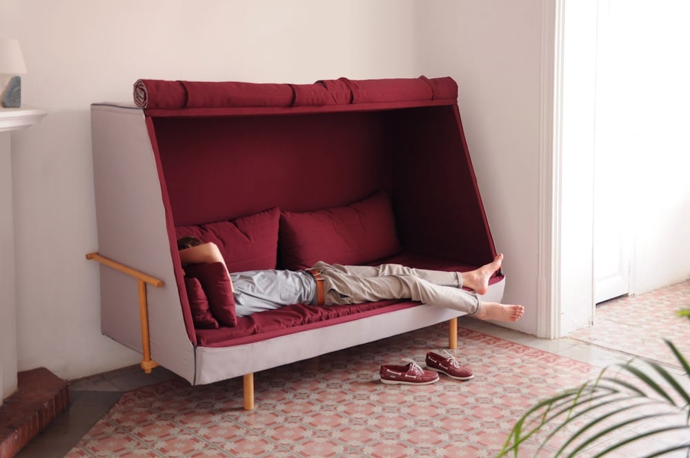 Orwell Hybrid Bed-Sofa-Cabin Recaptures the Intimacy of Home