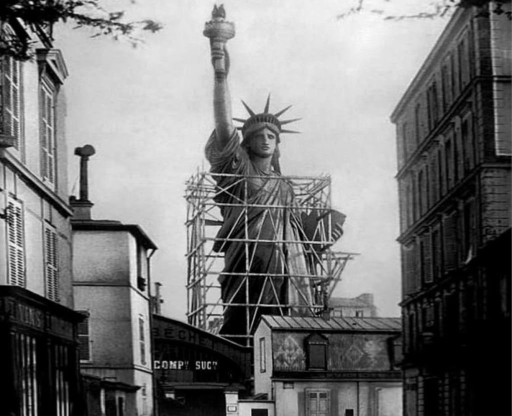 6sqft statue of liberty under construction