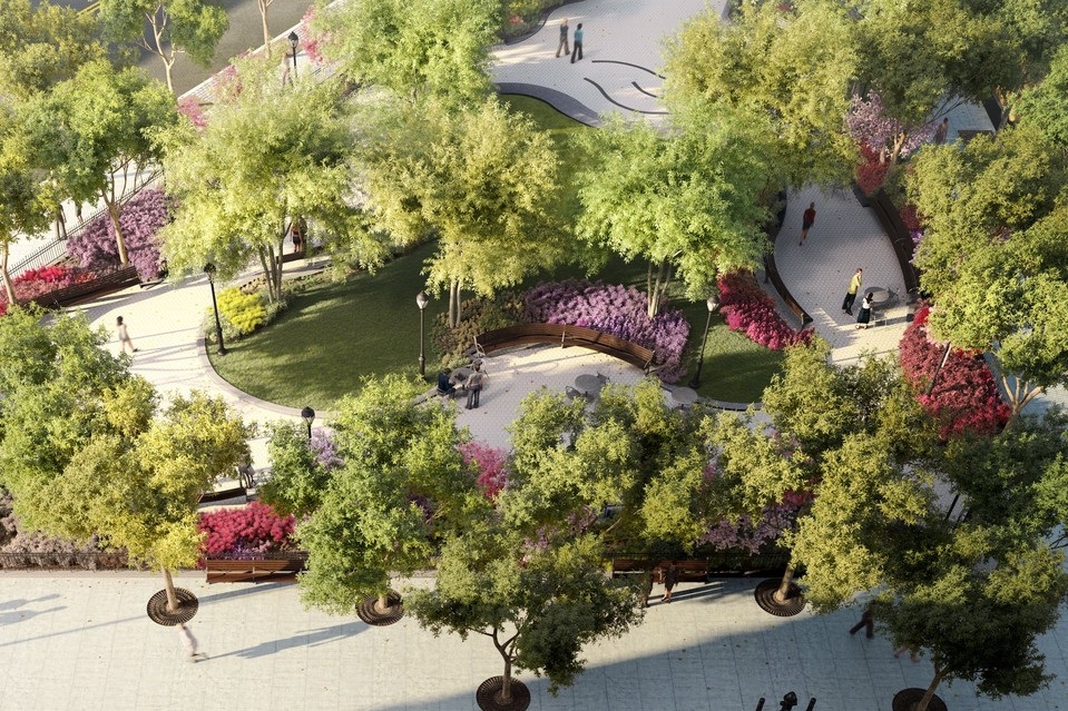 Renderings Revealed for West Village's New Triangular Park That Will