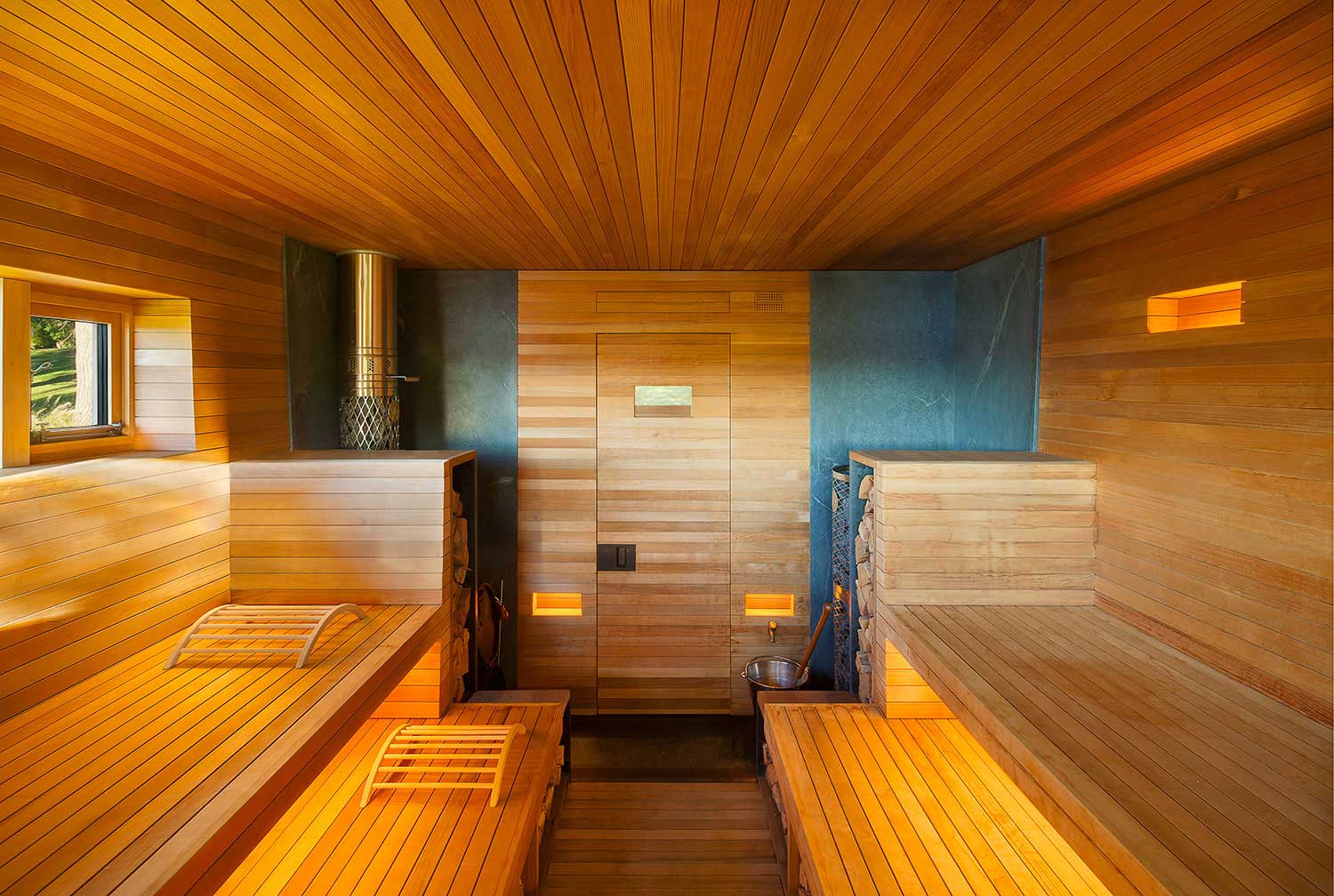 Wooden Sauna Guests to Sweat Out the Stress of the City 6sqft