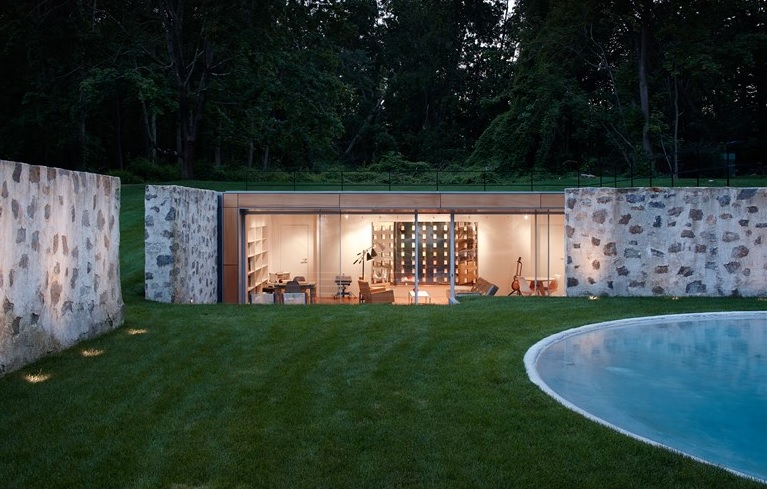 Wiley House, Frank Gallipoli, Philip Johnson, New Canaan, mid-century modern architecture, 218 Sleepy Hollow Road,