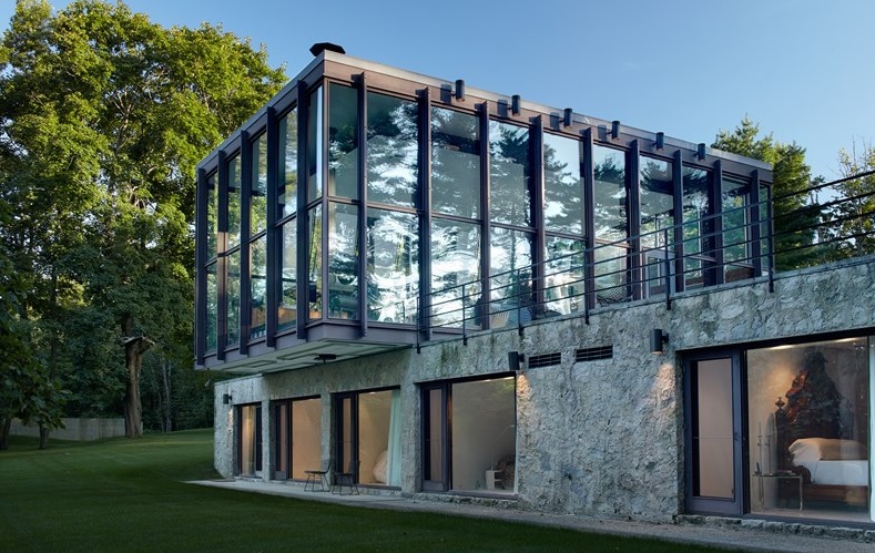 Wiley House, Frank Gallipoli, Philip Johnson, New Canaan, mid-century modern architecture, 218 Sleepy Hollow Road,