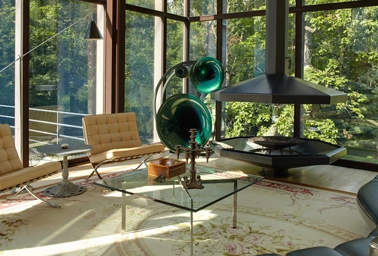 Wiley House, Frank Gallipoli, Philip Johnson, New Canaan, mid-century modern architecture, 218 Sleepy Hollow Road,