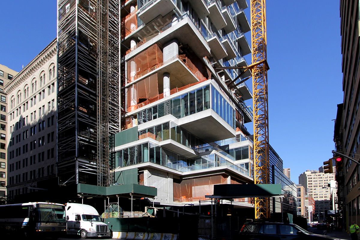 6sqft 56 Leonard, Herzog de Meuron, Tribeca, skyscrapers, Alexico