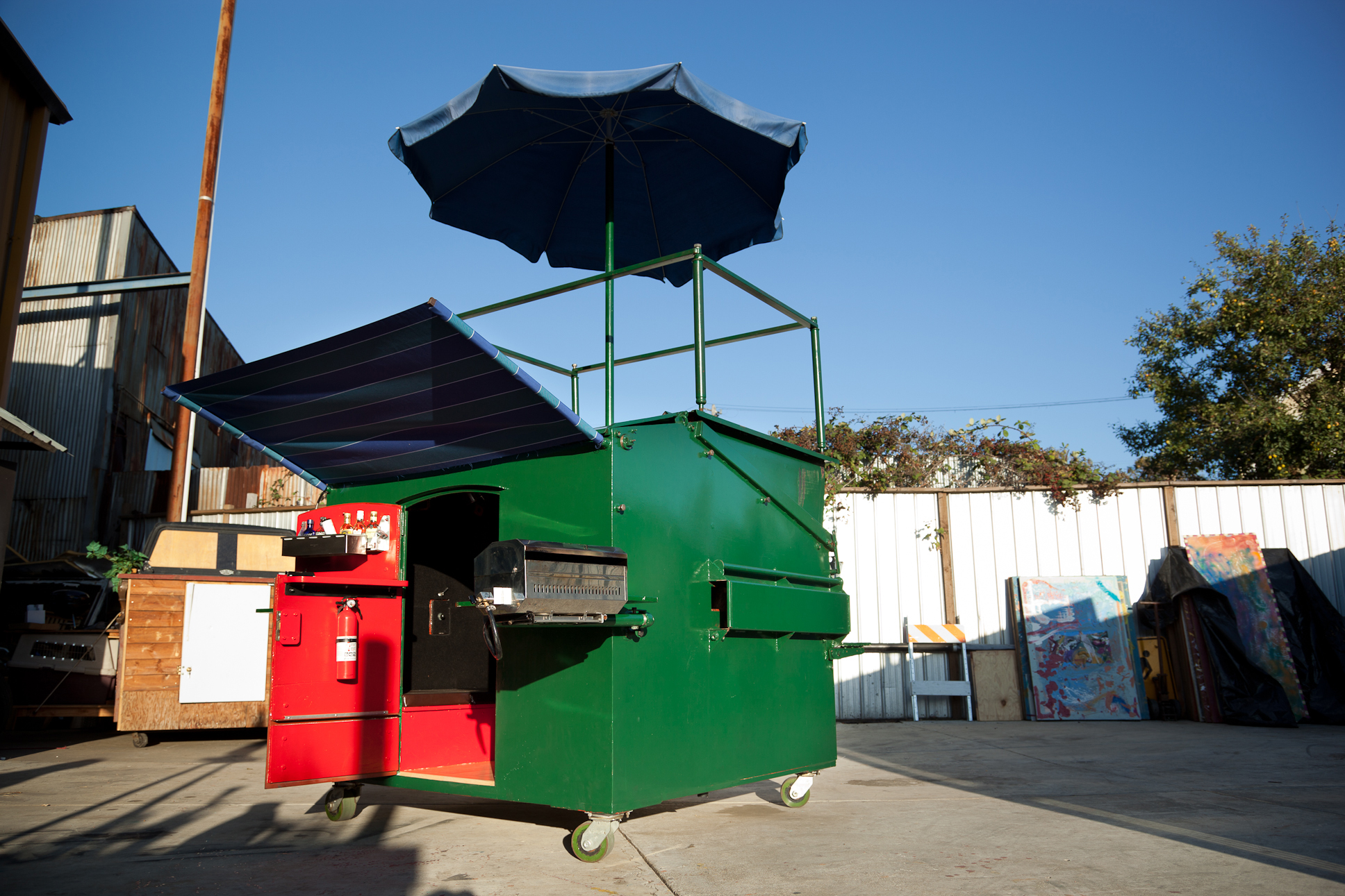 You can live in a LITERAL dumpster in Williamsburg Brooklyn for 1,200