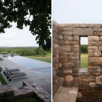 Janice Parker Landscape Architects, florishing gardens, Modern Barn House, apple orchard, infinity pool, wooden clad, Malus Sargentii, Connecticut, old farm
