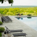 Janice Parker Landscape Architects, florishing gardens, Modern Barn House, apple orchard, infinity pool, wooden clad, Malus Sargentii, Connecticut, old farm