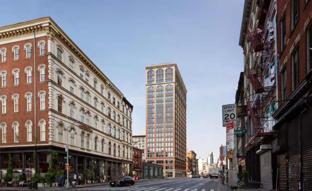 Morris Adjmi’s Soho tower could rise to 21 stories in exchange for Canal Street subway upgrades
