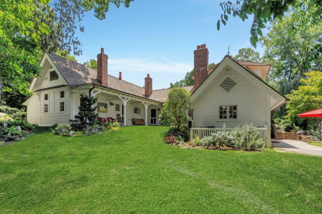 For $1.6M, this Connecticut estate has an art studio, guest house, pool, and a vintage modern vibe