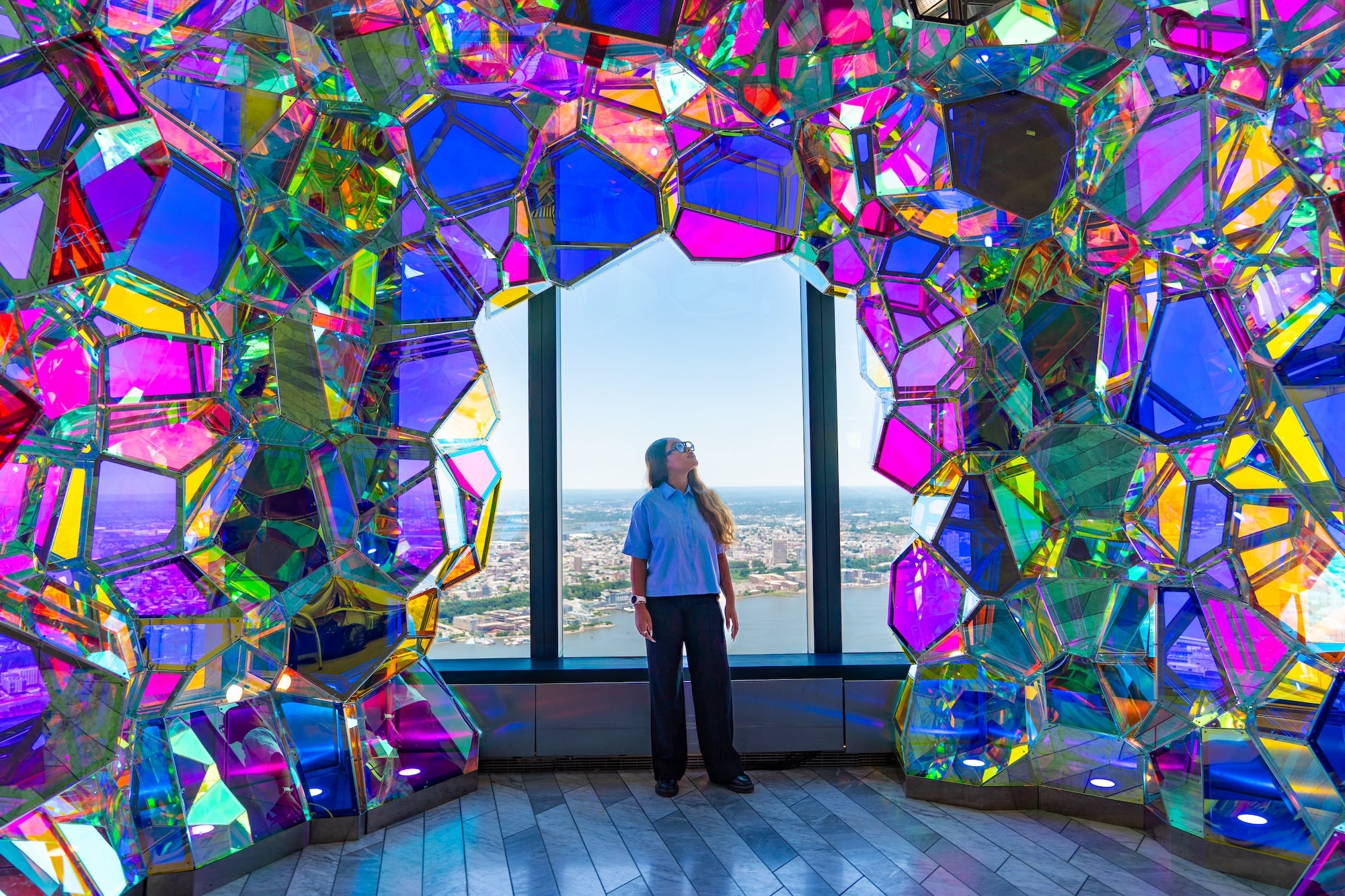 Edge NYC opens new kaleidoscopic experience that leads to 100th-floor sky deck