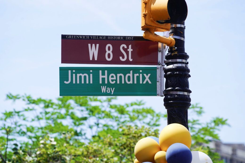 Greenwich Village block co-named for Jimi Hendrix