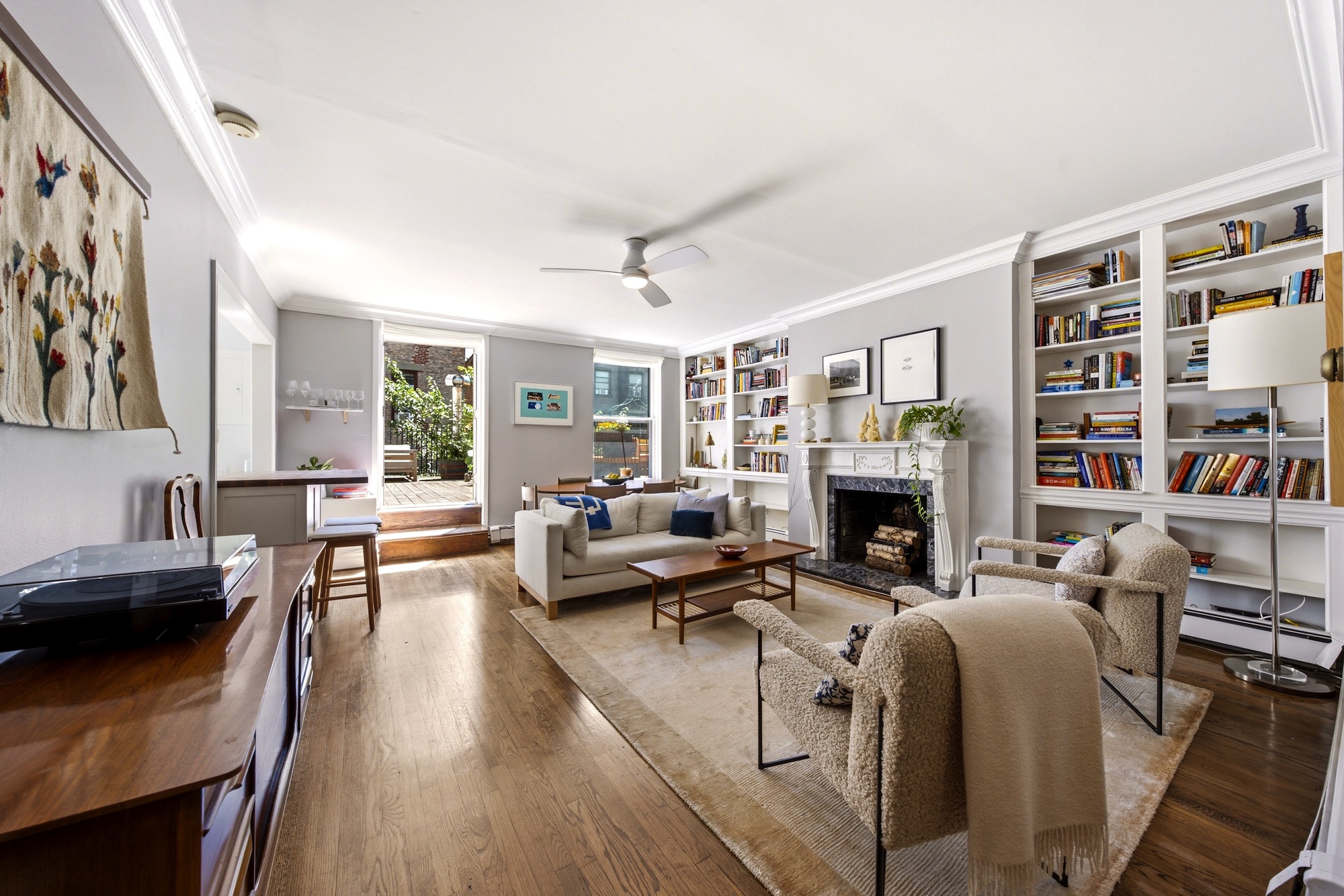 Throw garden parties all summer long at this $1.8M Brooklyn Heights co-op