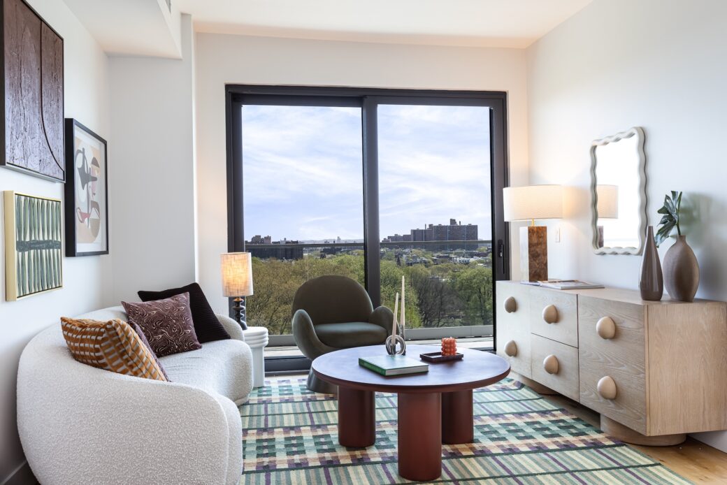 This luxury Fort Greene rental offers rent-stabilized apartments with a $1 amenity fee