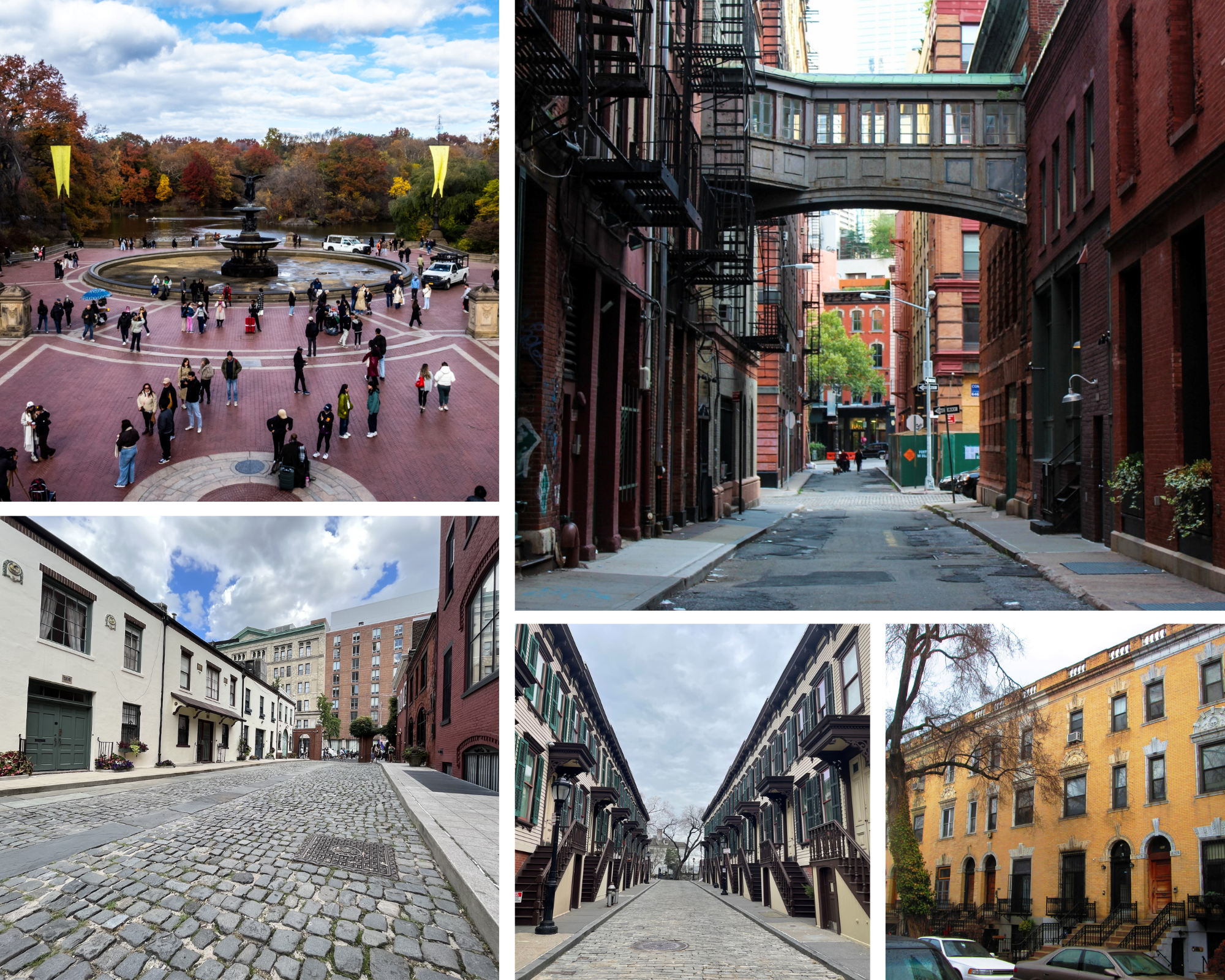 10 NYC streets and parks that take you back in time