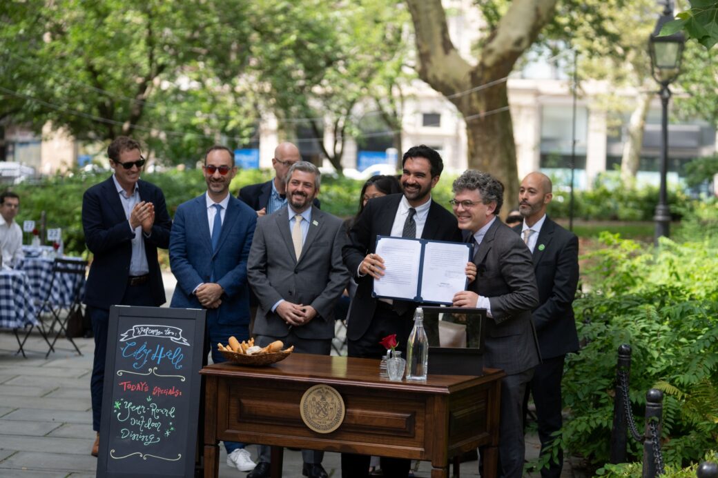 Mamdani signs bill restoring year-round outdoor dining in NYC