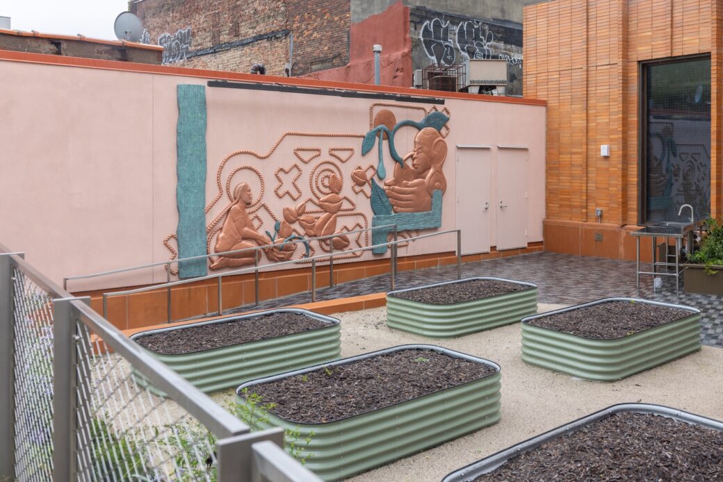 New Brownsville community center has green roofs and large-scale