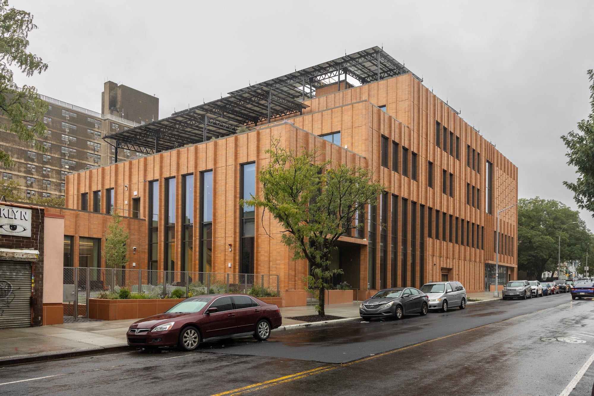 New Brownsville community center has green roofs and large-scale